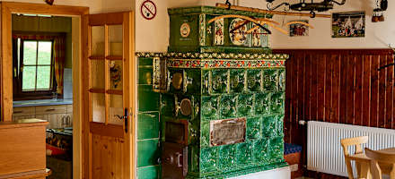 Die Gaststube der Sonnrißhütte