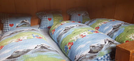 Lager im Berghaus StafelAlp