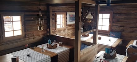 Gaststube im Berghaus StafelAlp