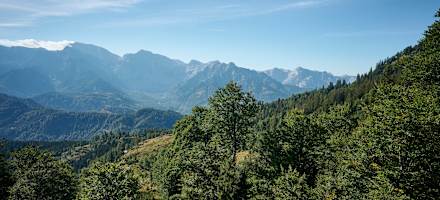 Die Aussicht von der Steyrerhütte