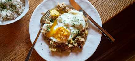Mittagessen auf der Steyrerhütte