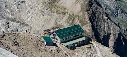 Blick auf das Heinrich-Schwaiger-Haus