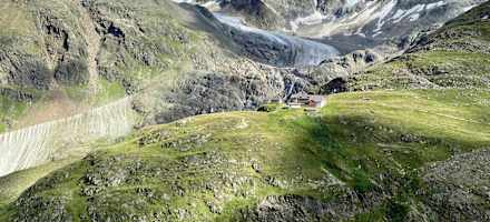 Die wunderschöne Umgebung des Taschachhauses
