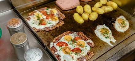 Speisen auf der Tegernseer Hütte