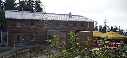 Terrasse Schutzhaus Falkenstein