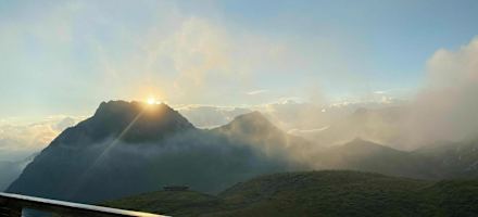 Stimmungsvoll – die Tilisunahütte