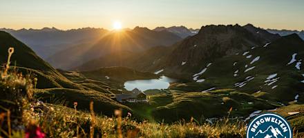 Sonnenuntergang auf der Tilisunahütte