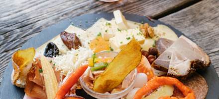 Brettljausn auf der Vilser Alm