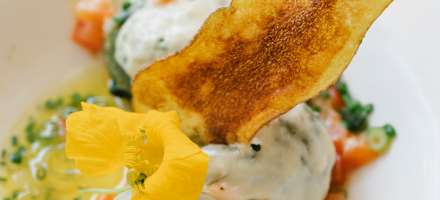 Spinatknödel auf der Vilser Alm