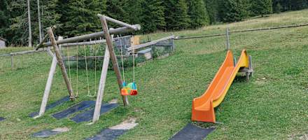 Der Spielplatz auf der Vilser Alm