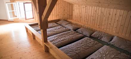 Zimmer auf der Voralphütte