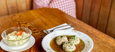 Tirolerknödel auf der Wangenitzseehüte