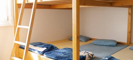 Eines der Zimmer auf dem Wankhaus