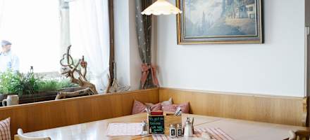 Die Gaststube des Wankhauses