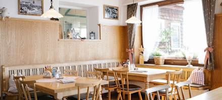 Die Gaststube des Wankhauses