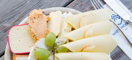 Käseplatte auf der Watschiger Alm