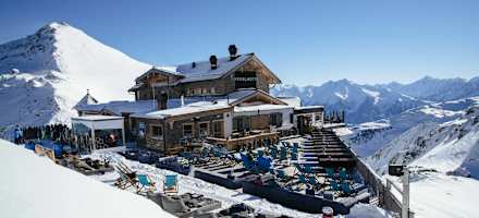 Die Wedelhütte im Zillertal im Winter