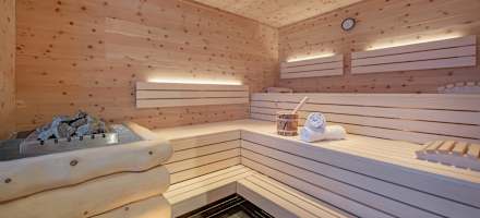 Der Wellnessbereich der Roner Alm