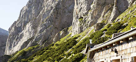 Das Raucheck im Western der Werfener Hütte
