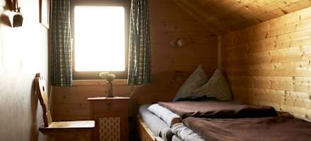 Zirbenzimmer auf der Werfener Hütte