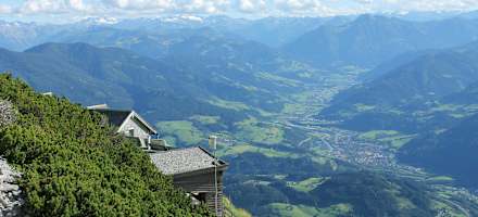 Ausblick von der Werfener Hütte