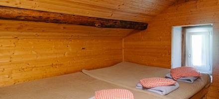 Das Matratzenlager der Widdersteinhütte