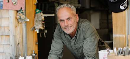 Der Hüttenwirt Peter Jochum