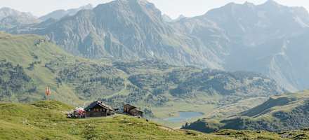 Die Widdersteinhütte im Kleinwalsertal