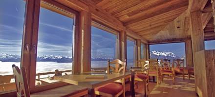 Neuer Gastraum der Peter-Wiechenthaler-Hütte