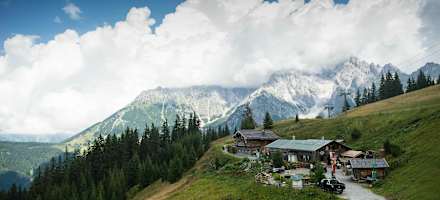 Die Zachhofalm in der Region Hochkönig