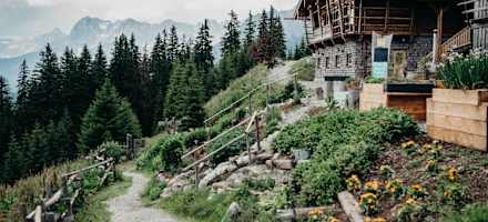 Der Seminarraum befindet sich im alten Stallgebäude der Zachhofalm.