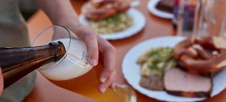 Brotzeit am August-Schuster-Haus