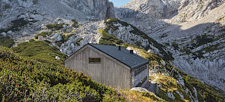Die Welserhütte im Toten Gebirge