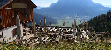 Die Wolfratshauser Hütte in den Lechtaler Alpen