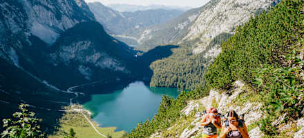 Zustieg zur Adamekhütte vom Gosausee