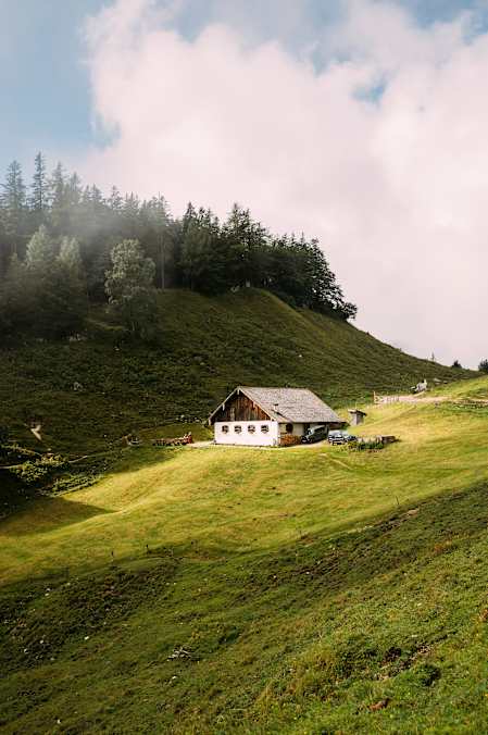 Die Halsalm im Bergsteigerdorf Ramsau