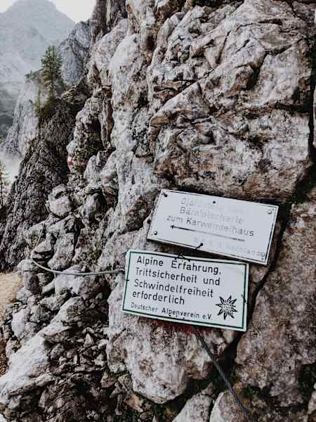Ernst Merkinger wandert weit Karwendel