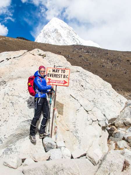 Everest Basecamp Schild