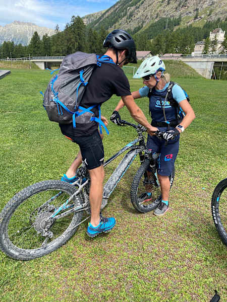 E-Biken Corviglia Engadin