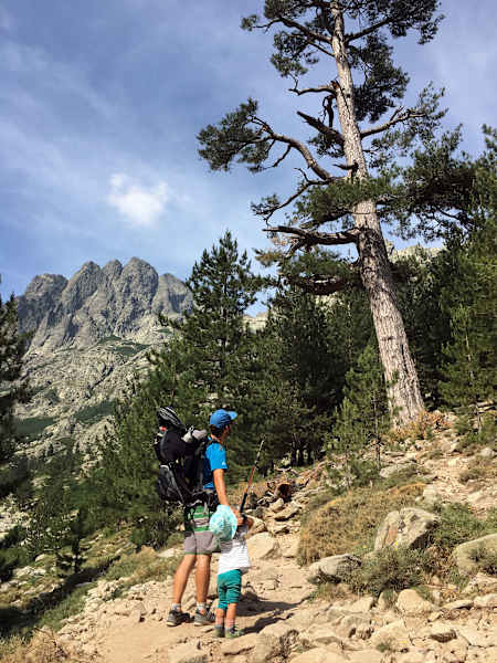 Korsika Wandern mit Kindern Melosee