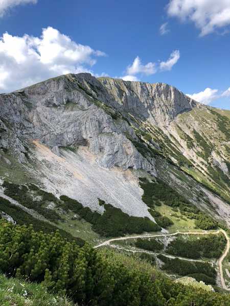 Aussicht auf die Rax