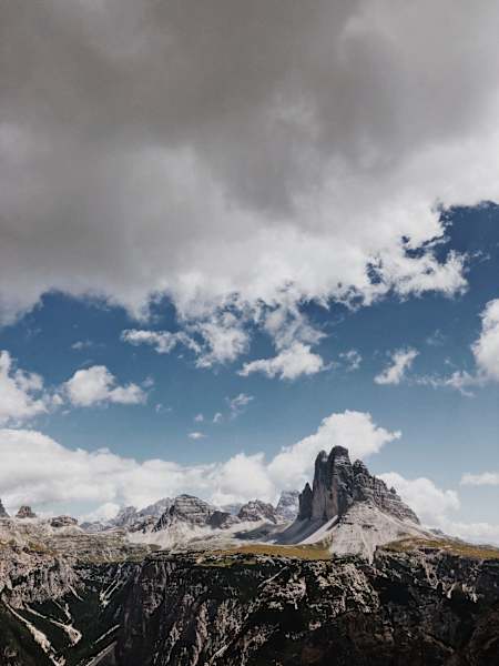 Ernst Merkinger wandert weit Dolomiten Höhenweg