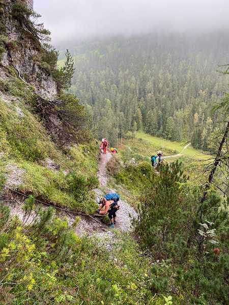 Unterwegs in der Silberkarklamm