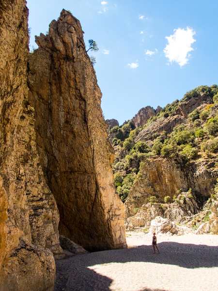 Flussbettwanderung im Riu Calaresu