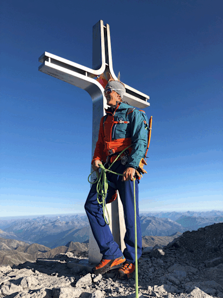 Am Gipfel des Ortlers