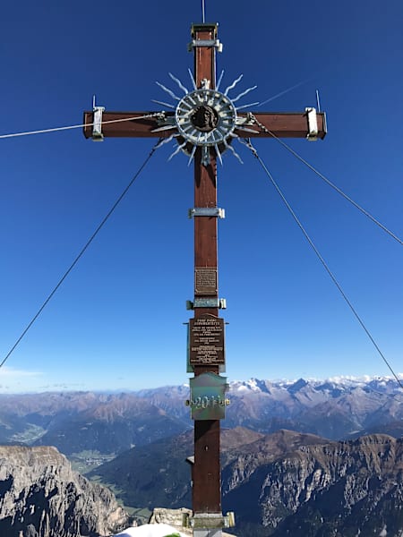 Gipfelkreuz am Habicht