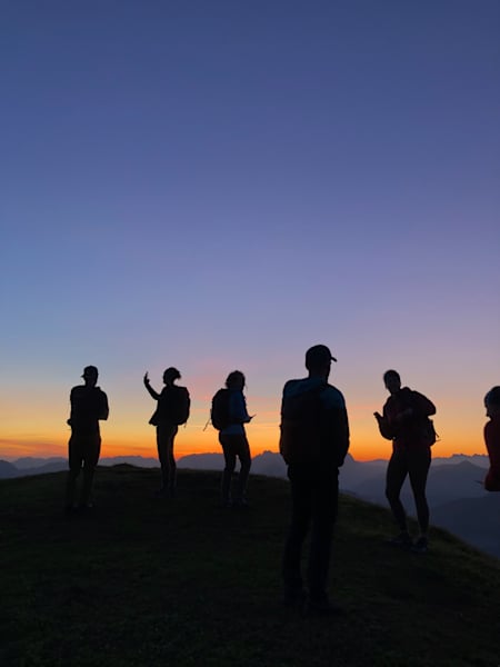 Alpbachtal Gratlspitze Sonnenaufgang