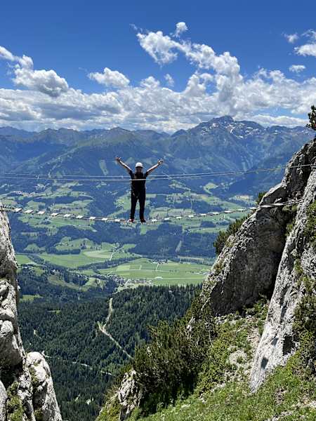 Hängebrücke am Stoderzinken