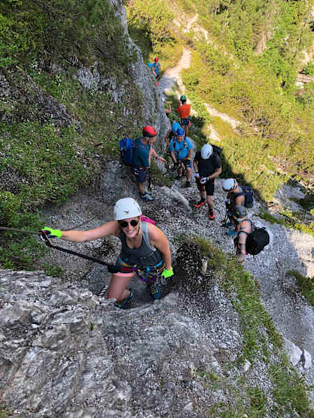 Bergwelten Mein erster Klettersteig