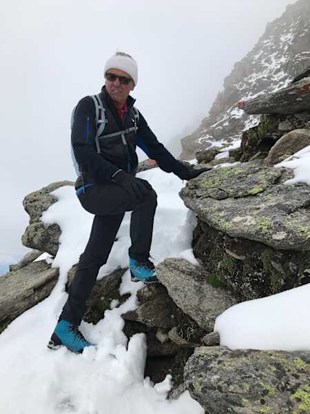 Peter Habeler in seinem Element 